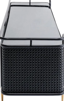 KARE DESIGN Lowboard FENCE schwarz 51x160x40 cm