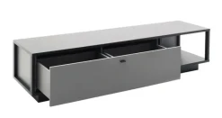 Lowboard LUXOR 186 x 43 cm Royal grau/ anthrazit