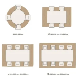 LUXOR living LUXOR-living Outdoorteppich LAGO 200 x 290 cm anthrazit/grau