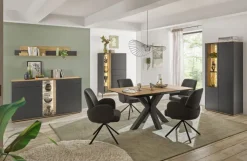 QUARTIER Möbelfüße COMO 4er-Set Metall schwarzgrau