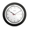 Mebus Funk-Wanduhr 25 cm schwarz