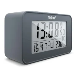 Mebus Funkwecker anthrazit