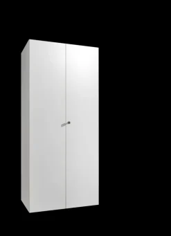 Mehrzweckschrank MULTIRAUMKONZEPT 80 x 185 cm weiß