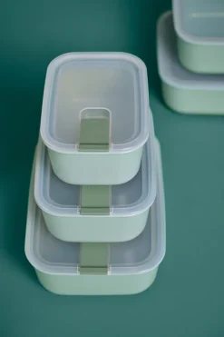 MEPAL Frischhaltedosen-Set EASYCLIP 3-teilig Nordic White Kunststoff