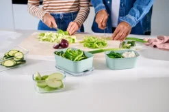 MEPAL Frischhaltedosen-Set EASYCLIP 3-teilig Nordic White Kunststoff