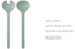 MEPAL Salatbesteck SILUETA 2-teilig nordic white