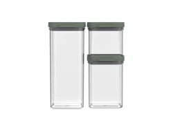MEPAL Vorratsdosen-Set OMNIA 3-teilig Kunststoff Nordic Sage