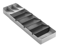 metaltex Besteck-Organizer UNI-FIT Kunststoff Grau