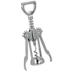 metaltex Hebel-Korkenzieher silberfarbig