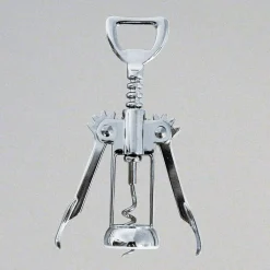 metaltex Hebel-Korkenzieher silberfarbig