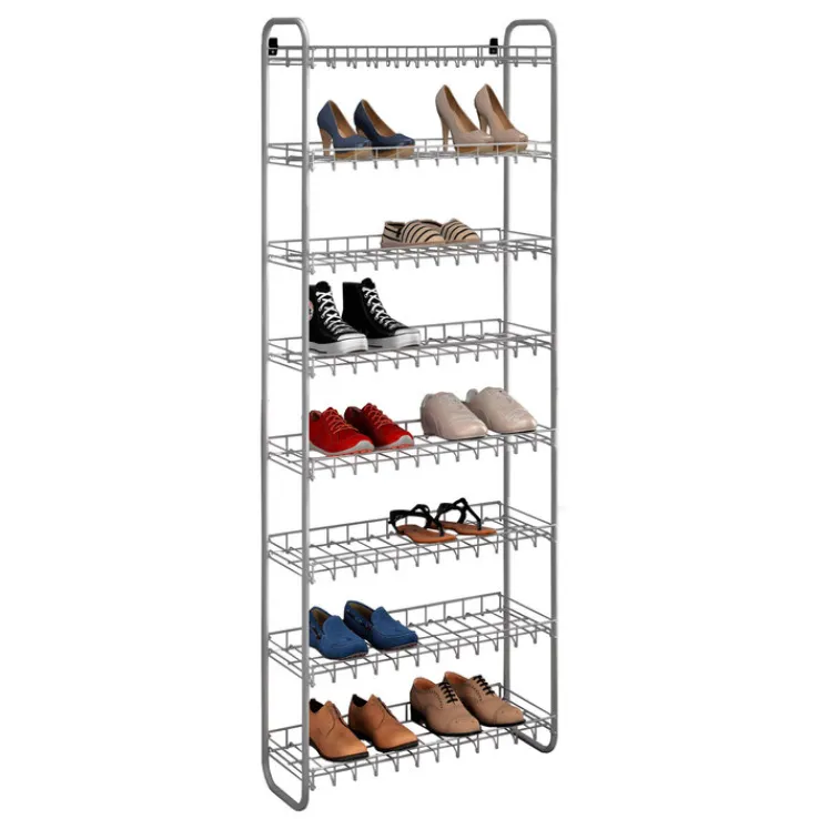 metaltex Schuhregal SHOE 8-Etg. silberfarbig