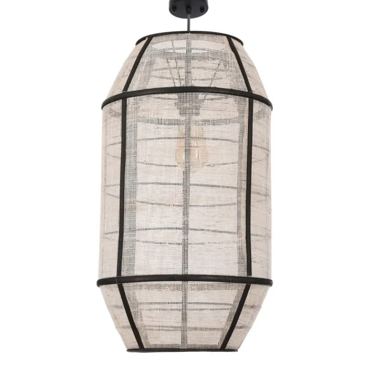 MICA DECORATIONS Pendelleuchte PELLA offwhite