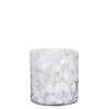 MICA DECORATIONS Vase CAMMY 14 cm klar mit weiß