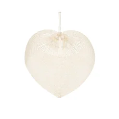 MICA DECORATIONS Wanddeko Fächer 50 x 56 cm beige