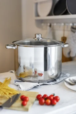 MICHELINO Großraumtopf 14 Liter Edelstahl