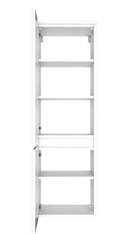 Midischrank BAABE 40 x 130 cm Weiß matt