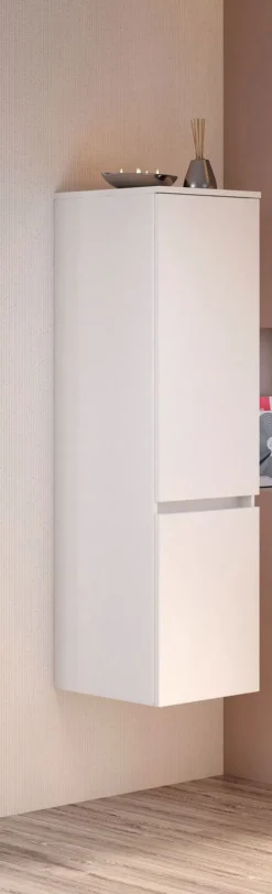 Midischrank BAABE 40 x 130 cm Weiß matt