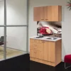 QUARTIER Miniküche Nano 100 cm Buche Nachbildung