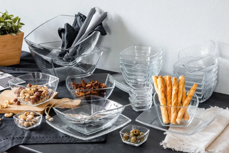 montana Schale CARRE 24 x 24 cm klarglas