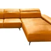 Musterring Ecksofa MR 2490 Lederbezug Kurkumagelb