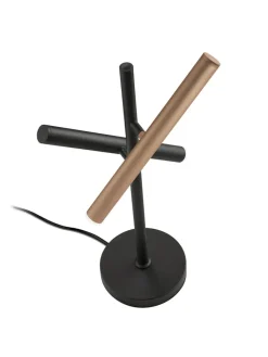 Musterring LED Tischlampe MR CALINA schwarz /coffee