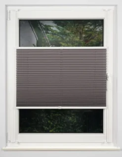 my deco Plissee 90 x 130 cm grau