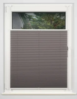 my deco Plissee 120 x 130 cm grau