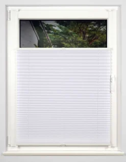 my deco Plissee 90 x 130 cm weiß