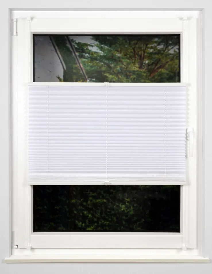 my deco Plissee 90 x 130 cm weiß