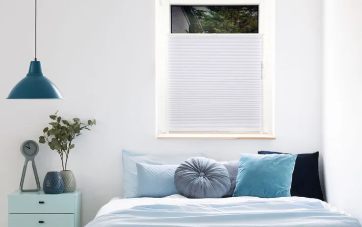 my deco Plissee 90 x 130 cm weiß