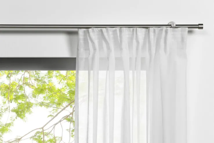 my deco Schlaufenvorhang PURE 135 x 300 cm weiss