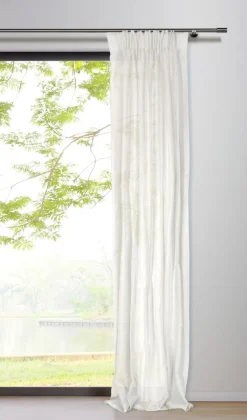 my deco Schlaufenvorhang SOFT 135 x 300 cm weiss