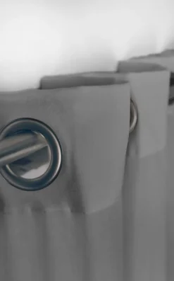 my deco Ösenschal BREEZE 135 x 300 cm grau