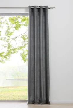 my deco Ösenvorhang CHALET 135 x 245 cm grau