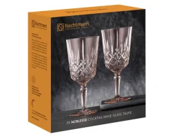Nachtmann Cocktail- / Weinglas NOBLESSE 2er Set taupe Kristallglas