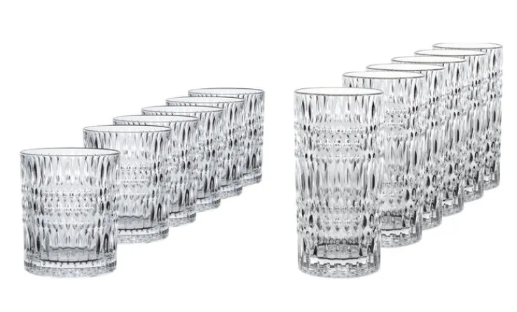 Nachtmann Gläser 12-teilig Set ETHNO 434 ml und 304 ml