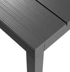 NARDI Dining Gartentisch RIO 140-210 x 85 cm anthrazit