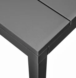 NARDI Dining Gartentisch RIO 140-210 x 85 cm anthrazit