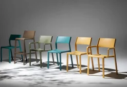 NARDI Stapelstuhl Garten TRILL AL 2er Set agave