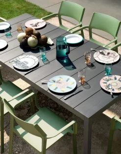 NARDI Stapelstuhl Garten TRILL AL 2er Set agave