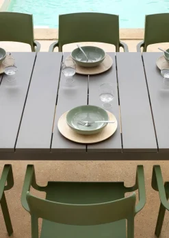 NARDI Stapelstuhl Garten TRILL AL 2er Set agave