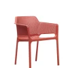 NARDI Stapelstuhl Garten NET AL 2er Set corallo