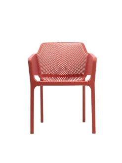 NARDI Stapelstuhl Garten NET AL 2er Set corallo
