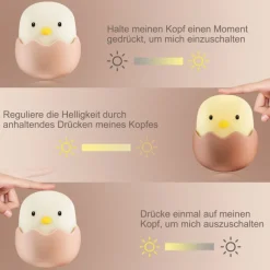 niermann STAND BY niermann LED Nachtlicht Küken Eggy Egg