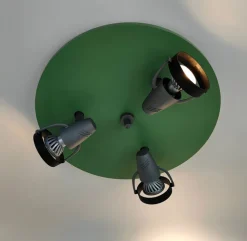 niermann STAND BY niermann Retrofit Kinderlampe Decke 3 Spots STRAHLER salbei
