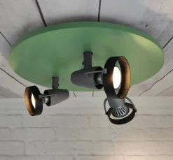 niermann STAND BY niermann Retrofit Kinderlampe Decke 3 Spots STRAHLER salbei