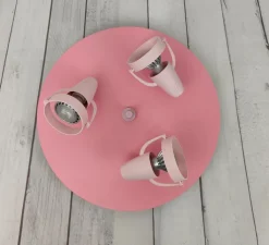 niermann STAND BY niermann Retrofit Kinderlampe Decke 3 Spots STRAHLER pastellrose