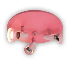 niermann STAND BY niermann Retrofit Kinderlampe Decke 3 Spots STRAHLER pastellrose