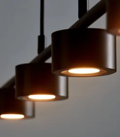 nordlux LED Balkenpendel CLYDE 4-flg schwarz