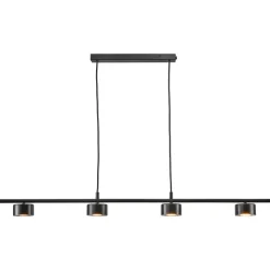 nordlux LED Balkenpendel CLYDE 4-flg schwarz